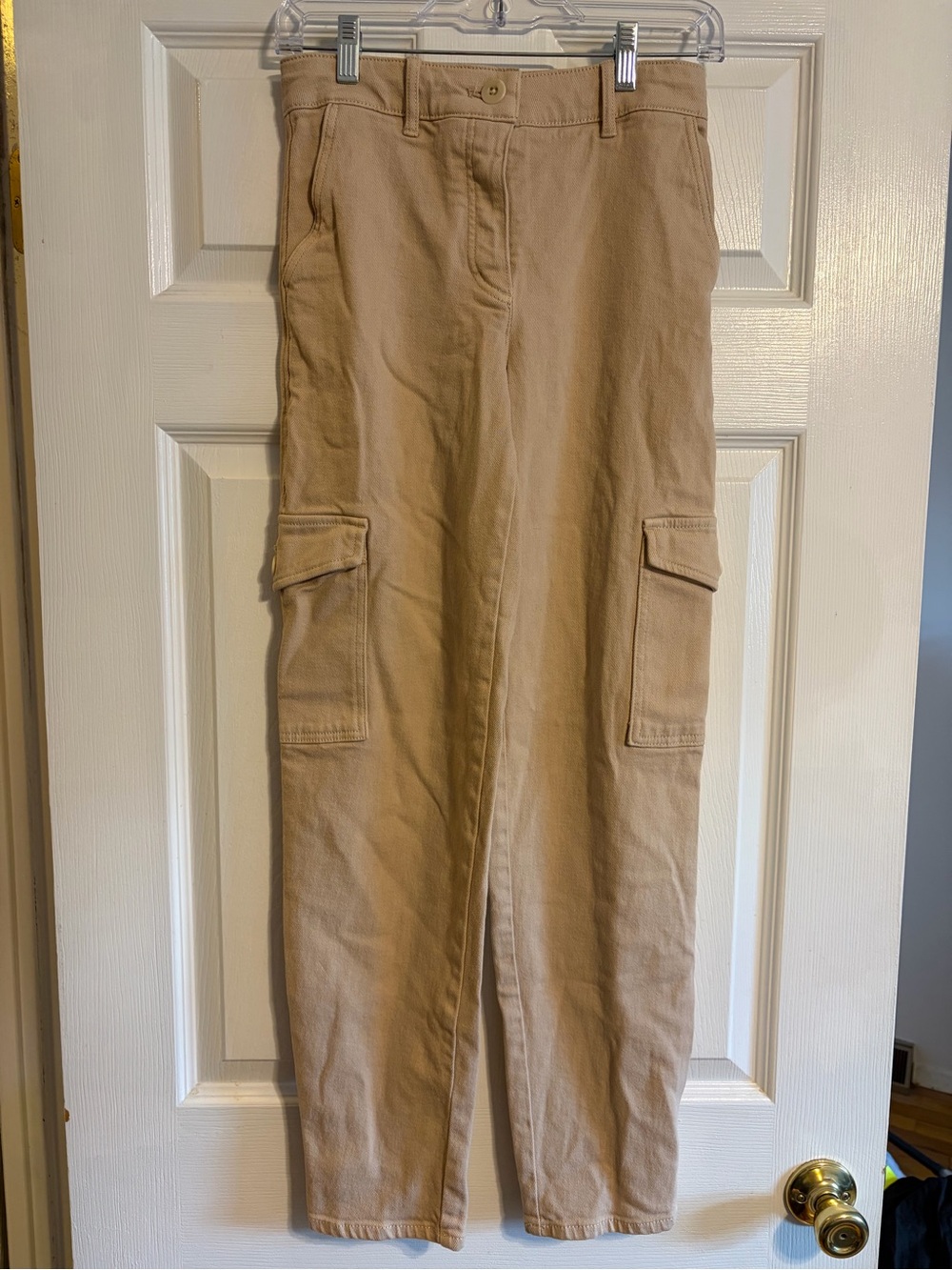 Aritzia Wilfred Free Modern Cargo Pants Khaki Tan High Rise Utility 00 Short